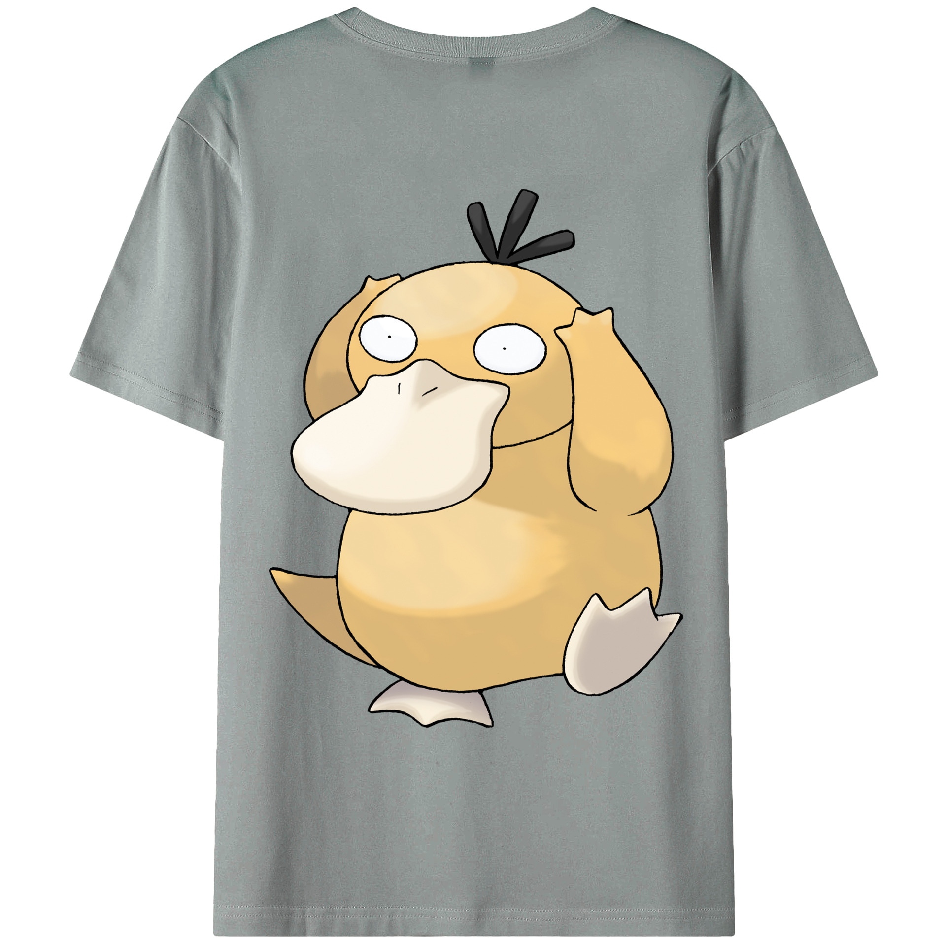 （画像用） ポケットモンスター Pokémon 綿100％ メンズ半袖Tシャツ（バックプリント） 通気性